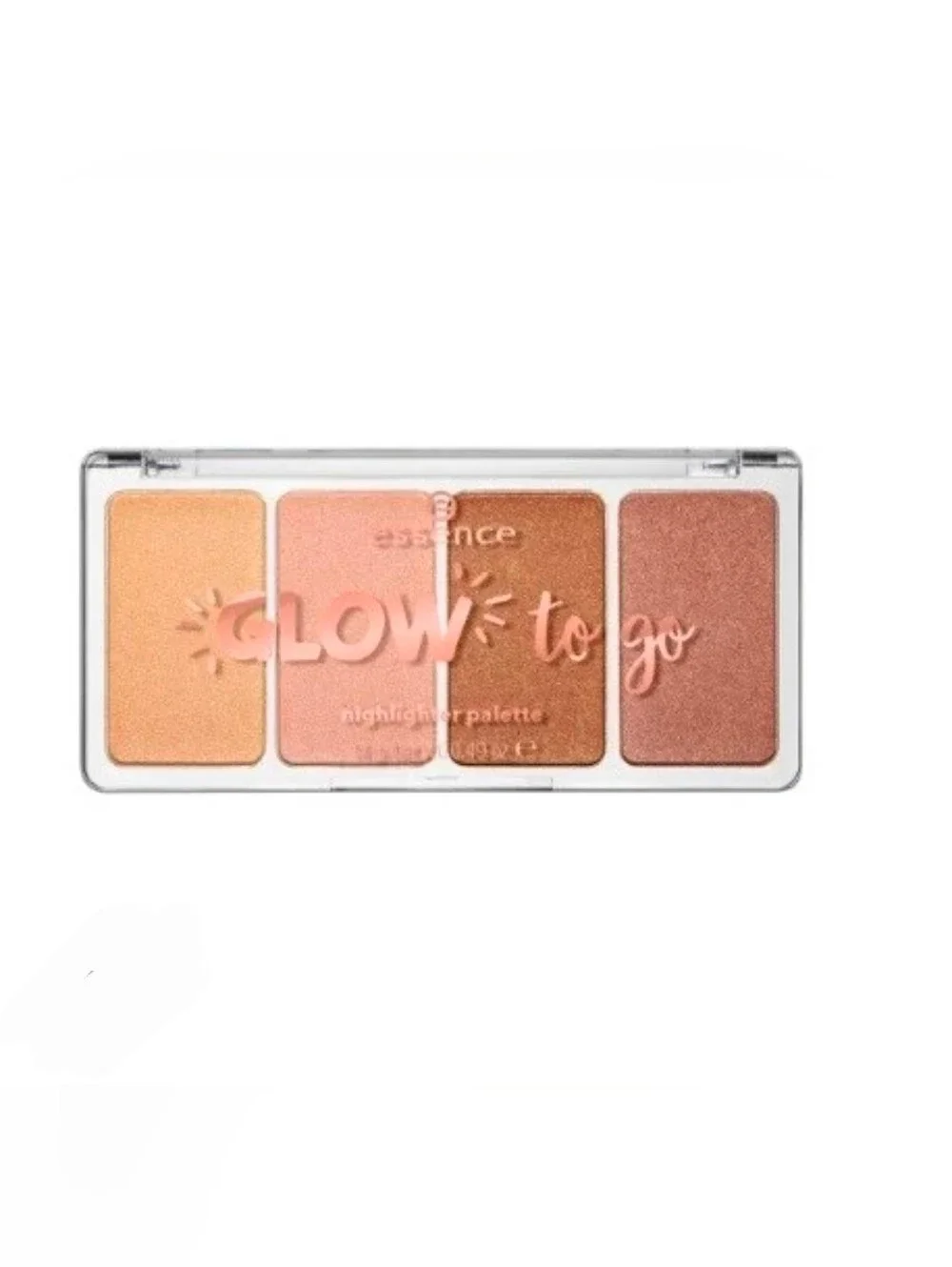 Essence Glow To Go Highlight Palette - 10 Sunkissed Glow 0.49oz Discontinued